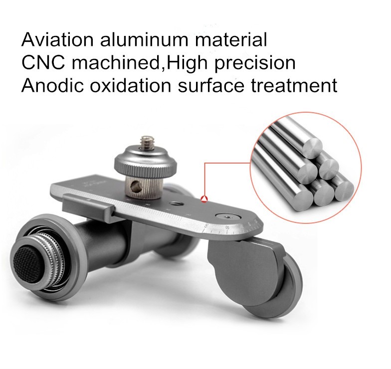 Kingjoy алюминиевый CNC механически обработанный высокоточный электронный фотосъемка автоматическая тележка PPL-06 для DSLR